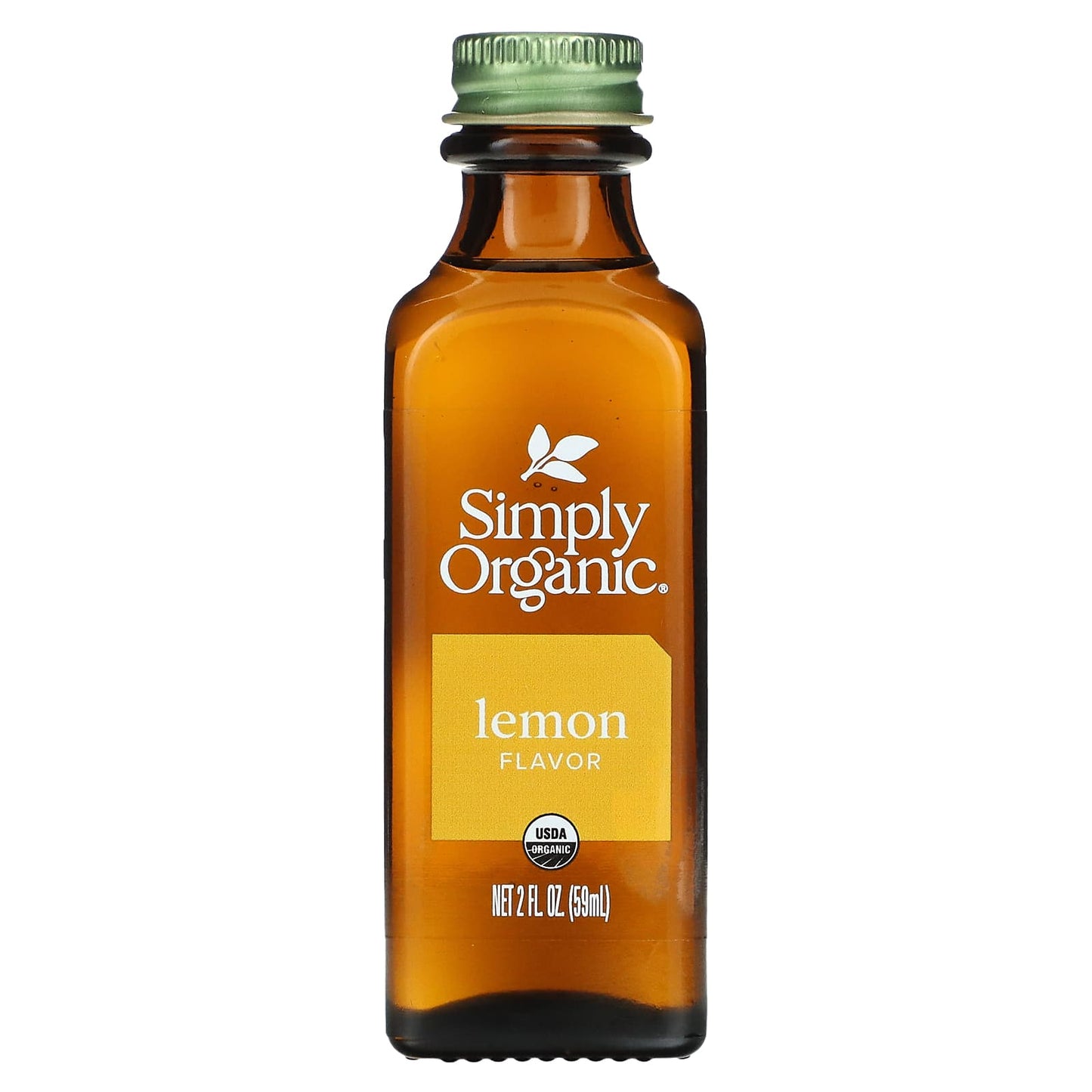 Simply Organic-Lemon Flavor-2 fl oz (59 ml)