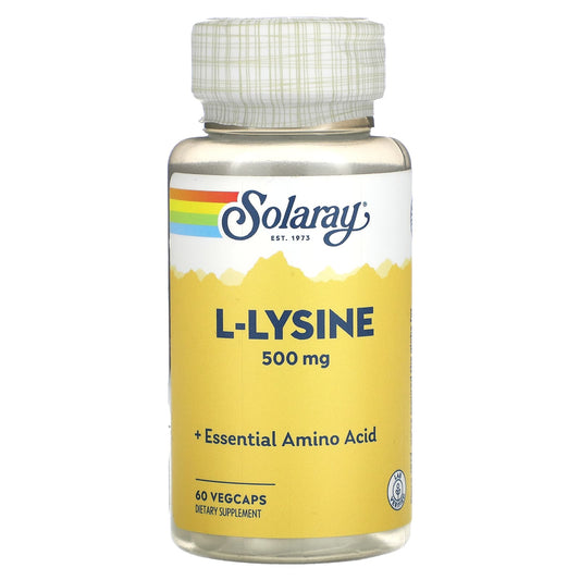 Solaray-L-Lysine-500 mg-60 VegCaps