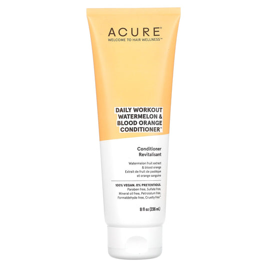 ACURE-Daily Workout Watermelon & Blood Orange Conditioner-8 fl oz (236 ml)