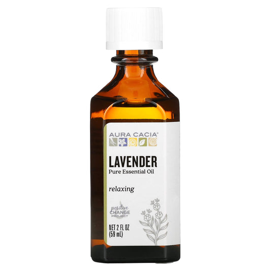 Aura Cacia-Pure Essential Oil-Lavender-2 fl oz (59 ml)