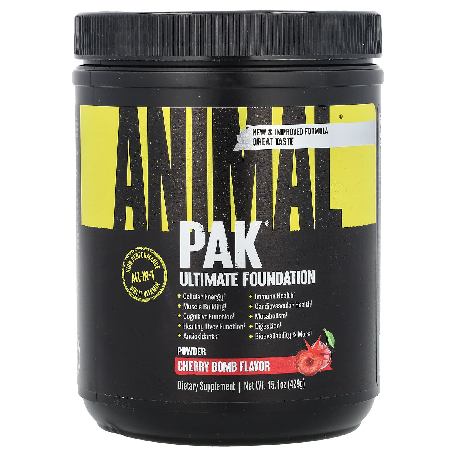 Animal-Pak-Ultimate Foundation-Cherry Bomb-15.1 oz (429 g)