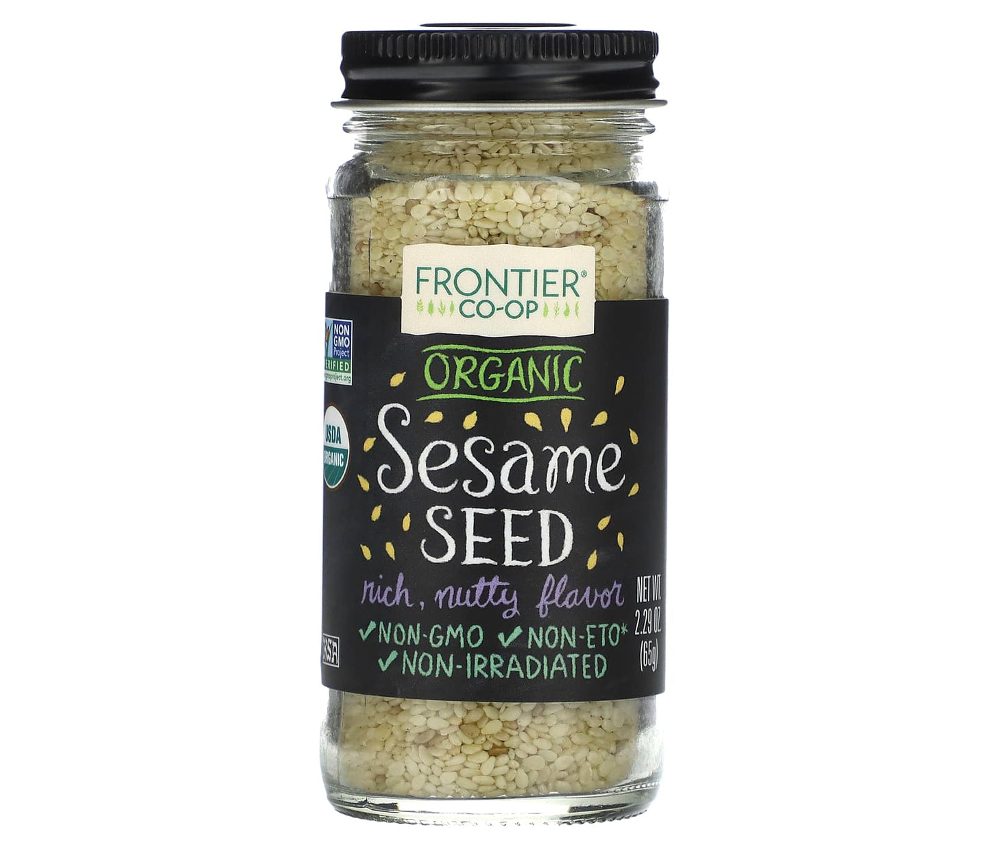 Frontier Co-op-Organic Sesame Seed-2.29 oz (65 g)