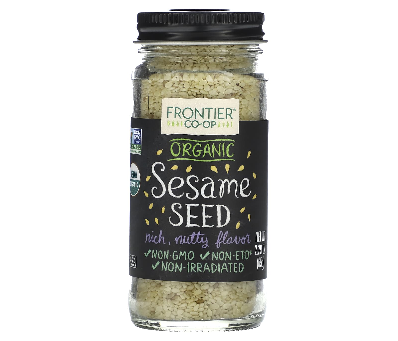 Frontier Co-op-Organic Sesame Seed-2.29 oz (65 g)