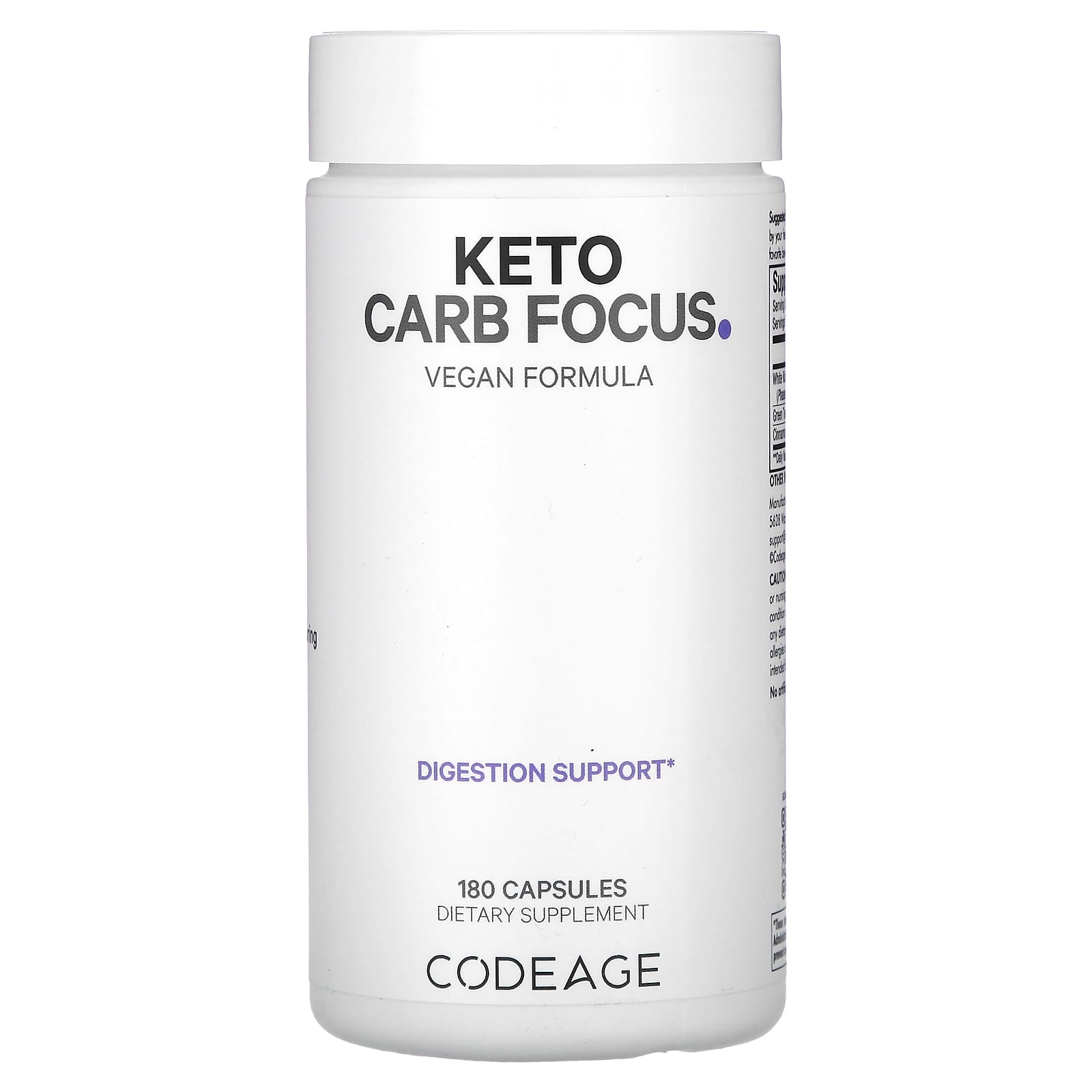 Codeage-Keto Carb Focus-180 Capsules