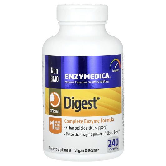 Enzymedica-Digest-Complete Enzyme Formula-240 Capsules