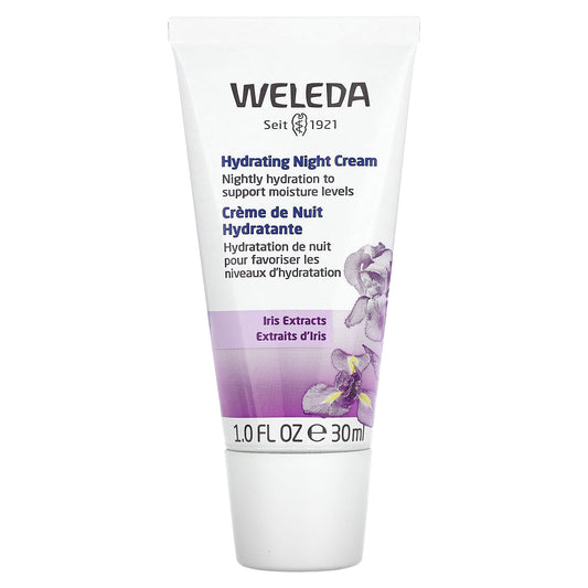 Weleda-Hydrating Night Cream-Iris Extracts-1 fl oz (30 ml)