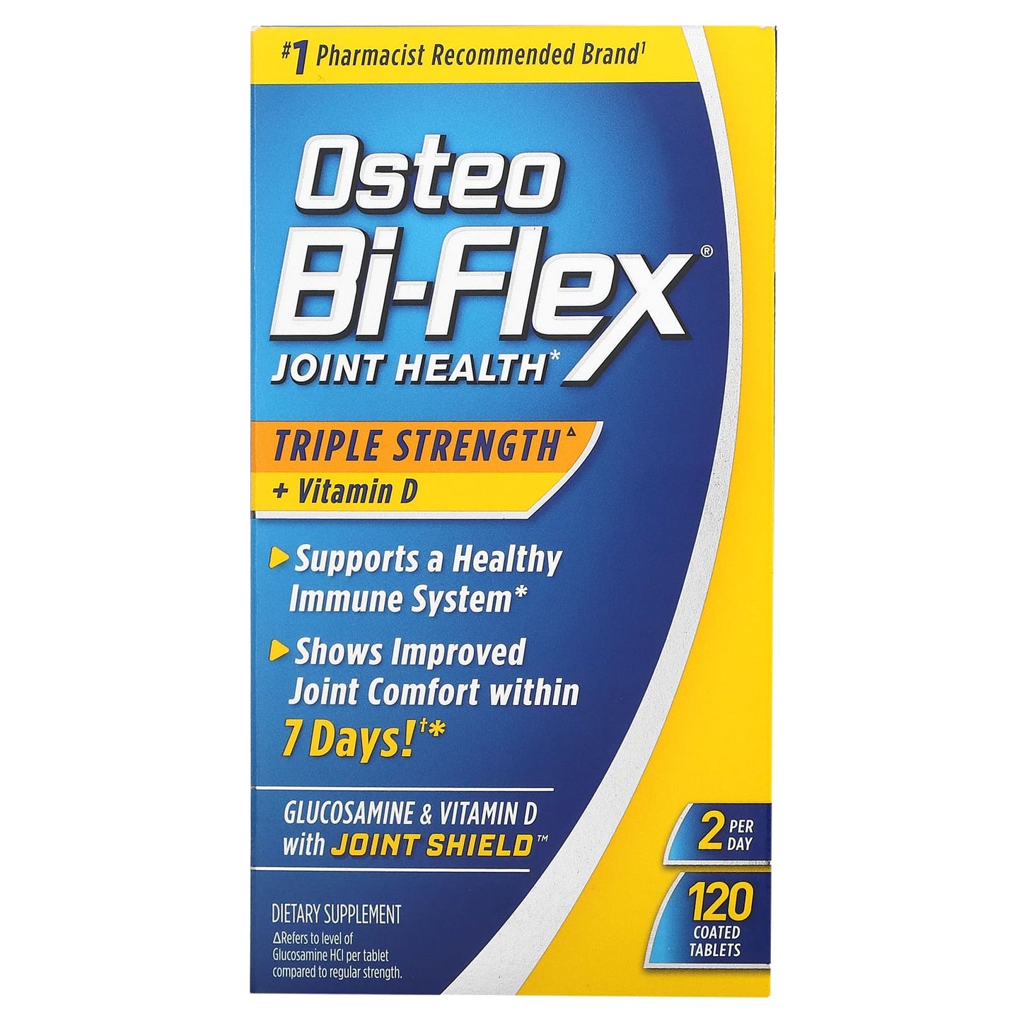 Osteo Bi-Flex-Joint Health-Triple Strength + Vitamin D-120 Coated Tablets