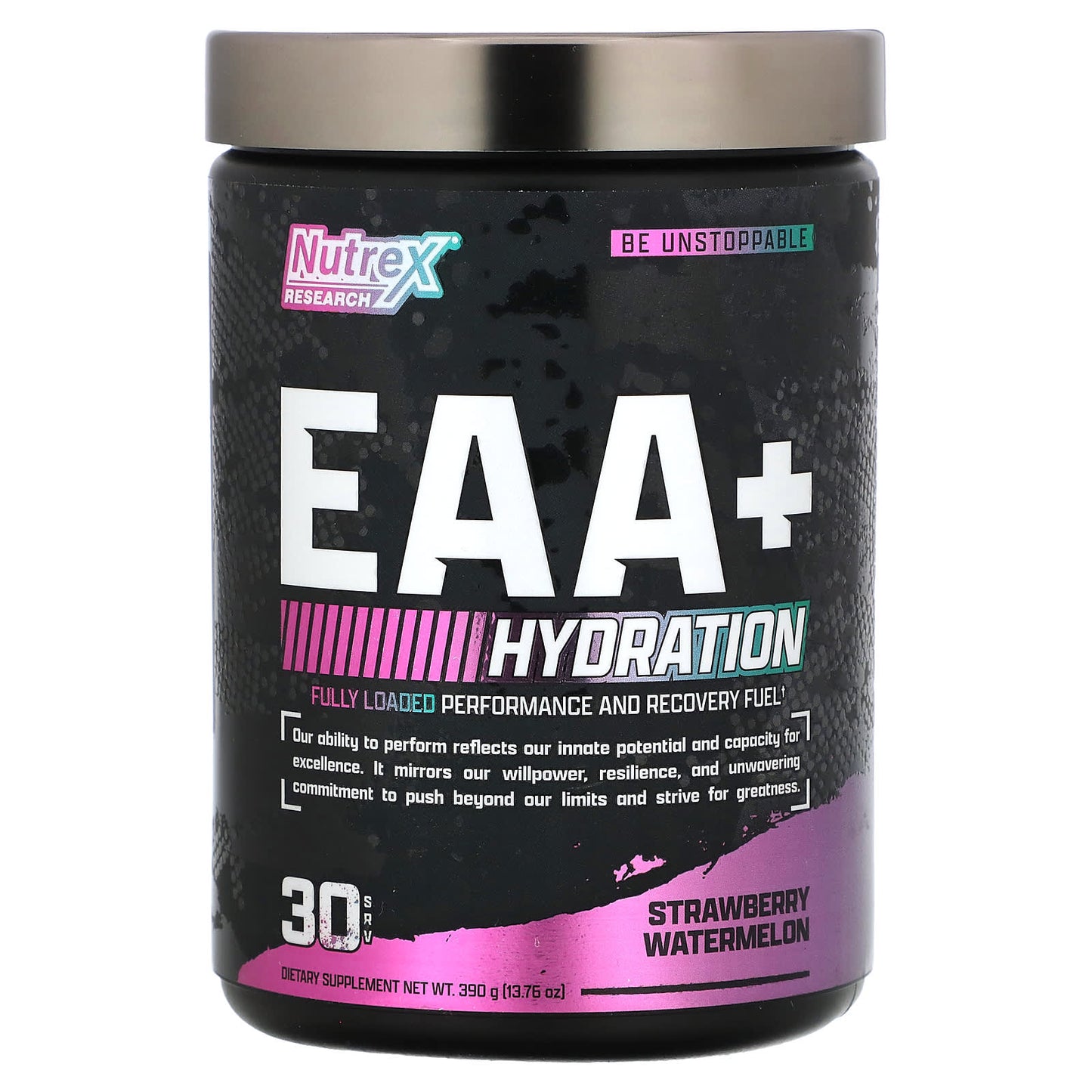 Nutrex Research-EAA+ Hydration-Strawberry Watermelon-13.76 oz (390 g)