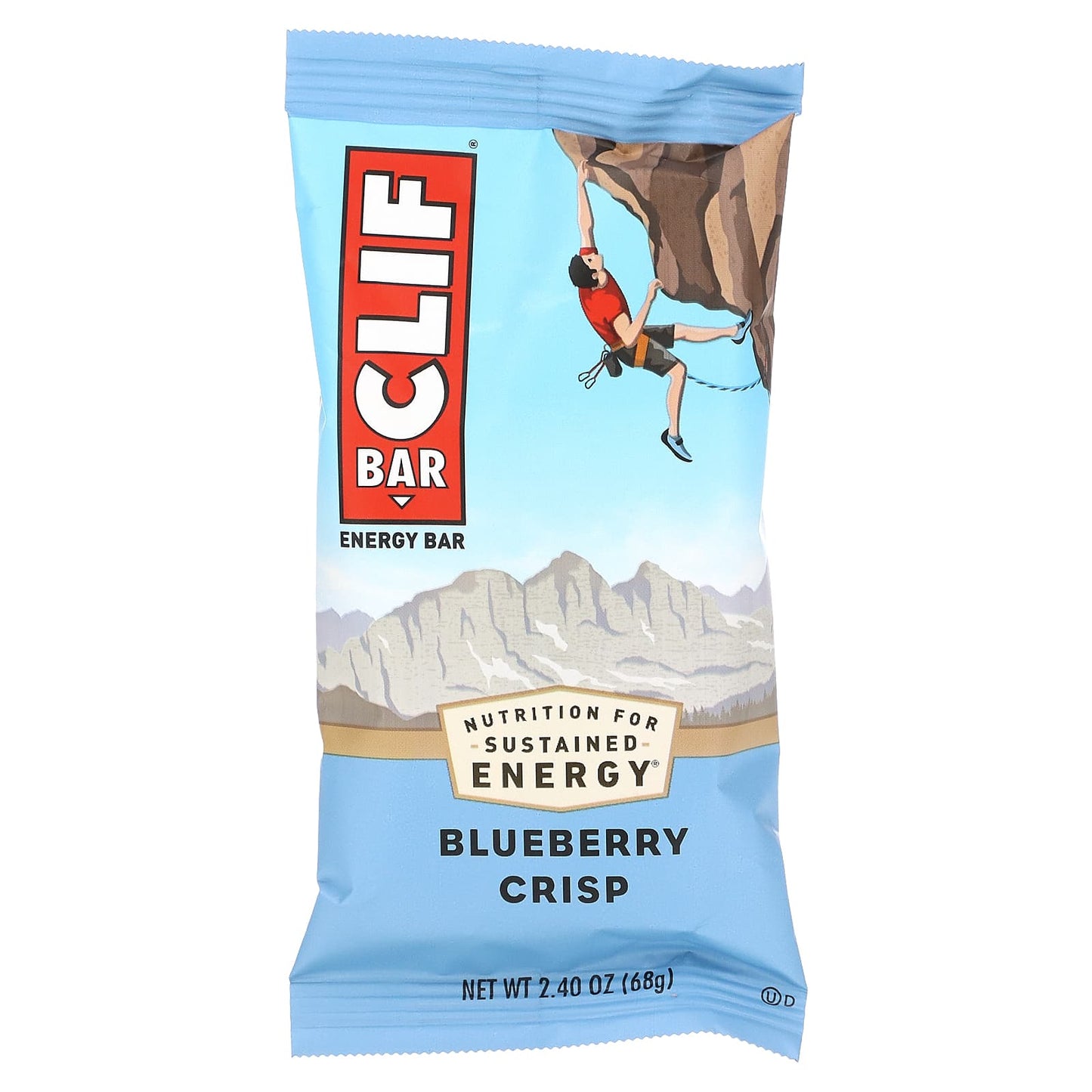 Clif Bar, Energy Bar, Blueberry Crisp, 12 Bars, 2.40 oz (68 g) Each