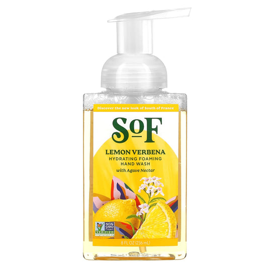 SoF-Hydrating Foaming Hand Wash with Agave Nectar-Lemon Verbena-8 fl oz (236 ml)