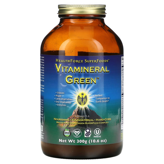 HealthForce Superfoods-Vitamineral Green-Version 5.6-10.6 oz (300 g)