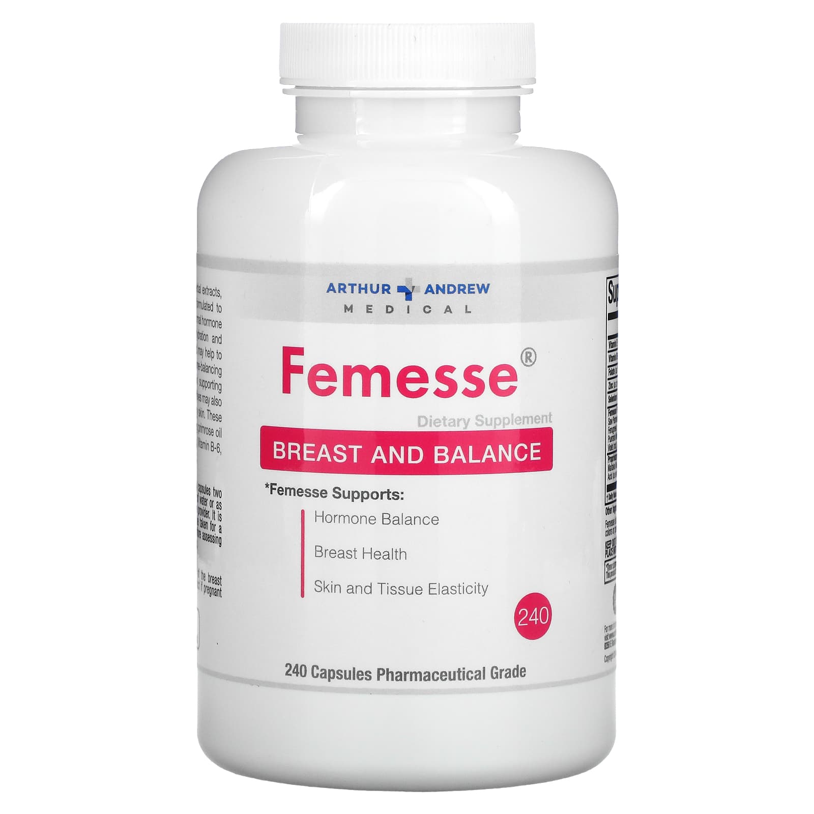 Arthur Andrew Medical-Femesse-Breast and Balance-240 Capsules