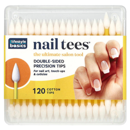 Fran Wilson-Nail Tees-Double-Sided Precision Tips-120 Cotton Tips