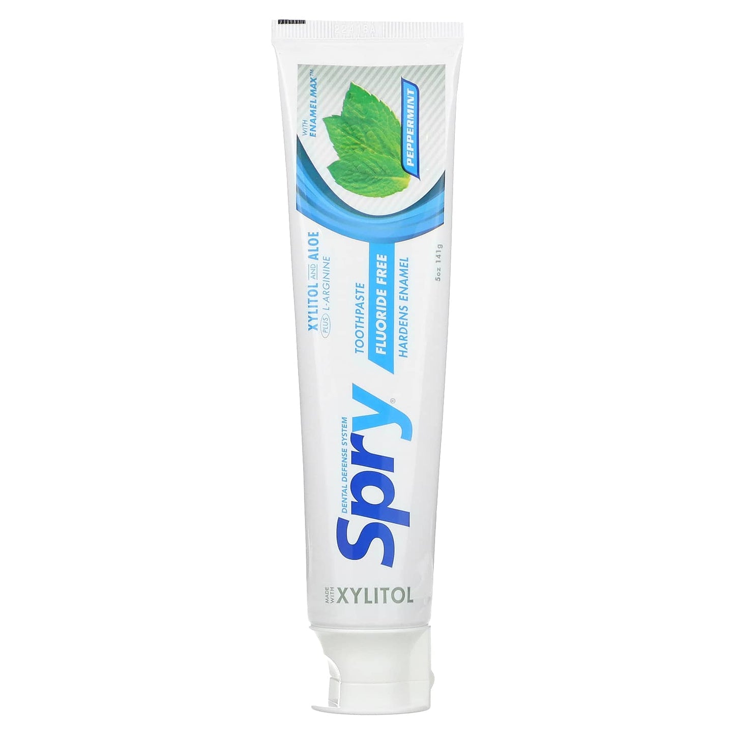 Xlear-Spry Toothpaste-Fluoride Free-Peppermint-5 oz (141 g)