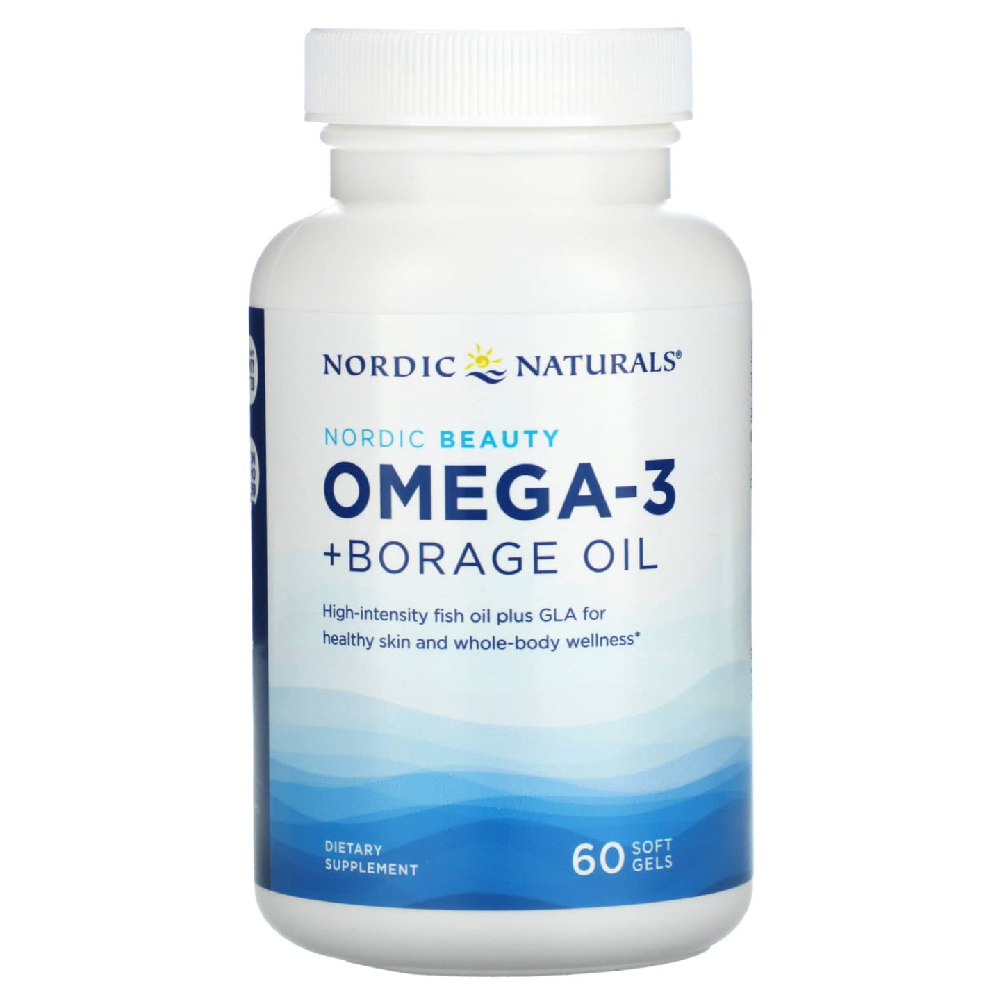 Nordic Naturals, Nordic Beauty, Omega-3 + Borage Oil, 60 Softgels