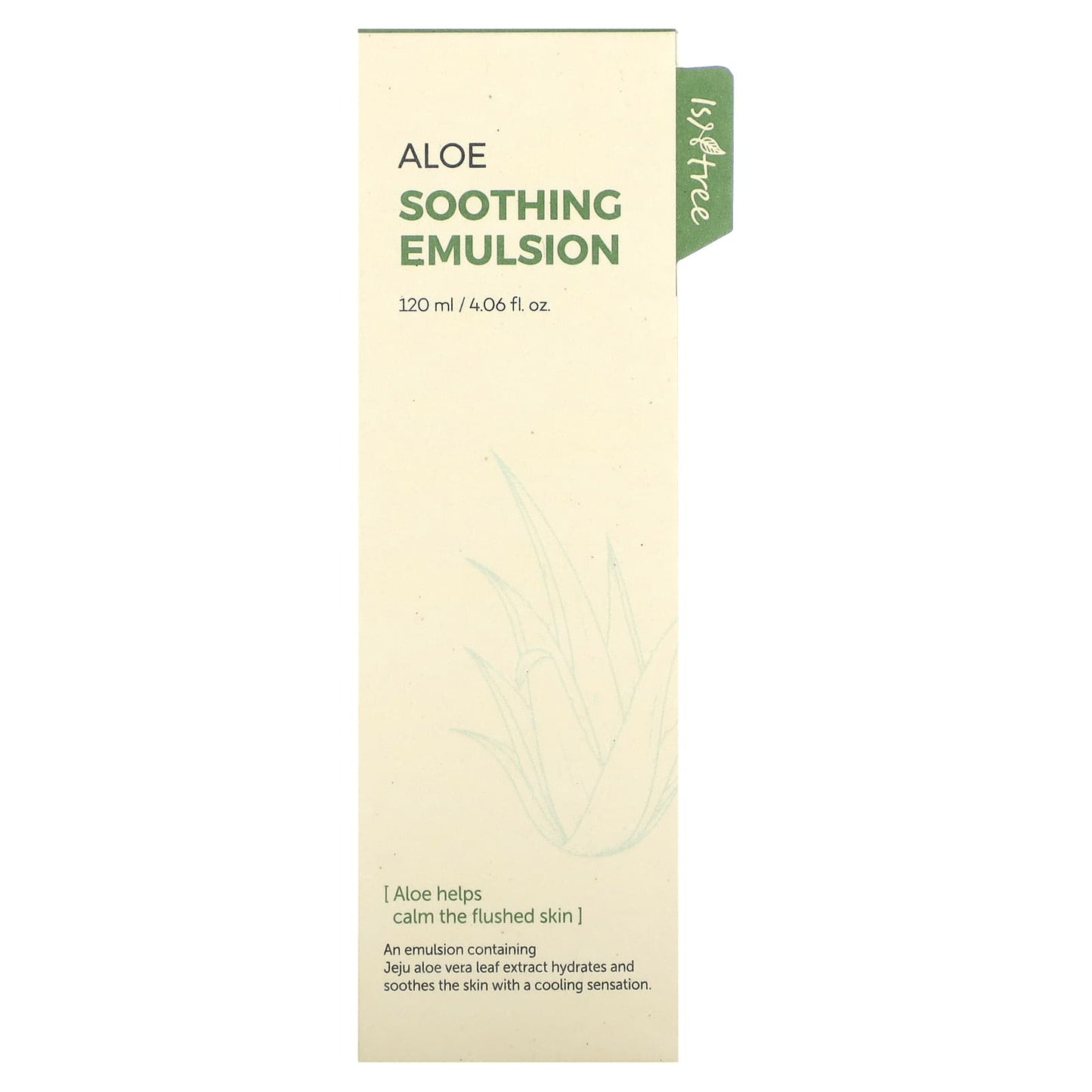 ISNtree, Aloe Soothing Emulsion, 4.06 fl oz (120 ml)