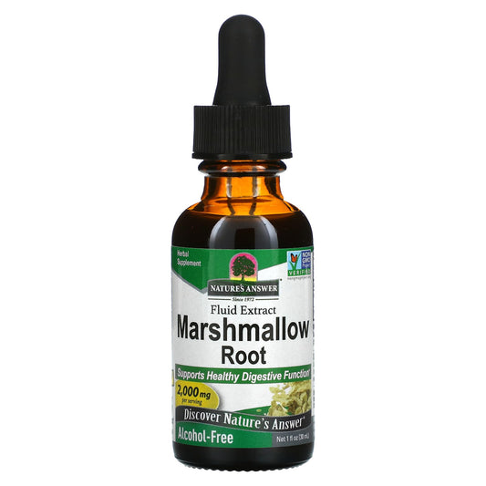 Nature's Answer-Marshmallow Root-Fluid Extract-Alcohol-Free-2,000 mg-1 fl oz (30 ml)