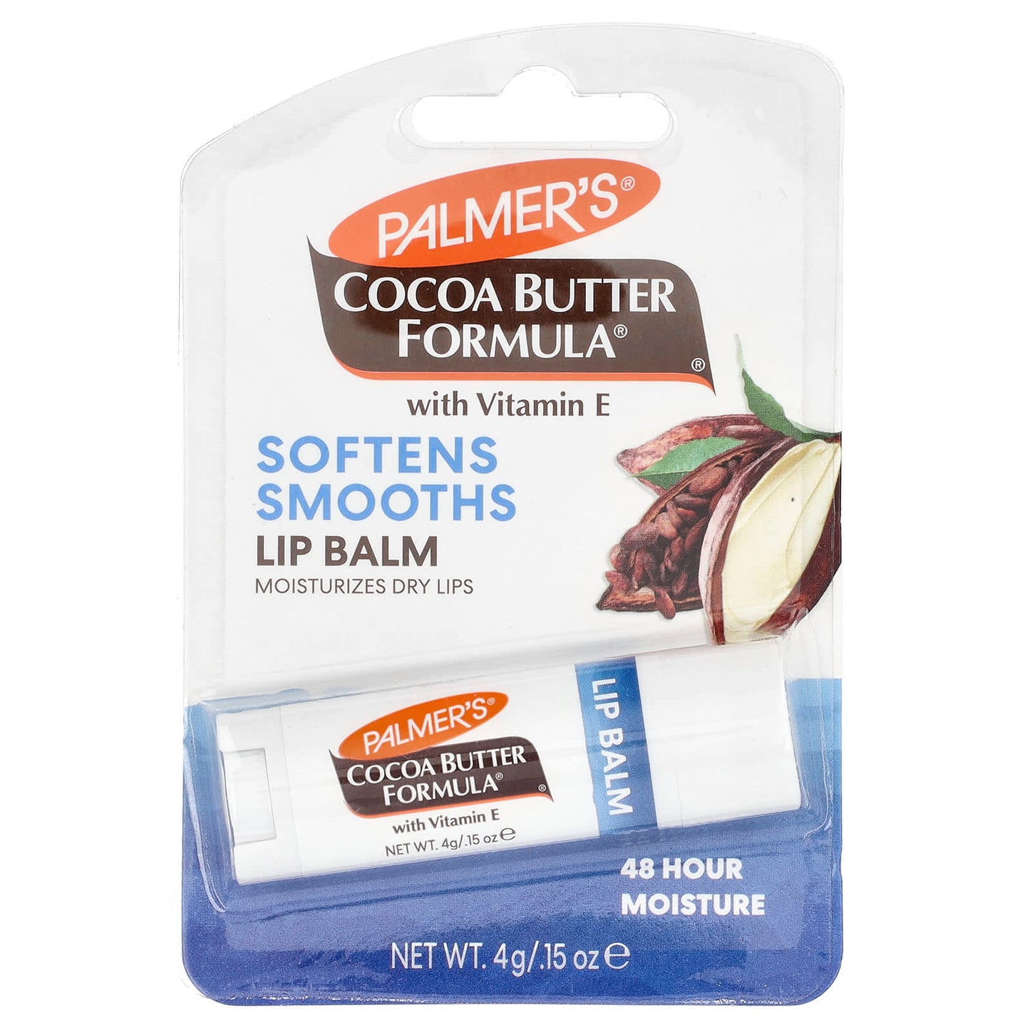 Palmer's, Cocoa Butter Formula, Softens Smoothes, Lip Balm, 0.15 oz (4 g)