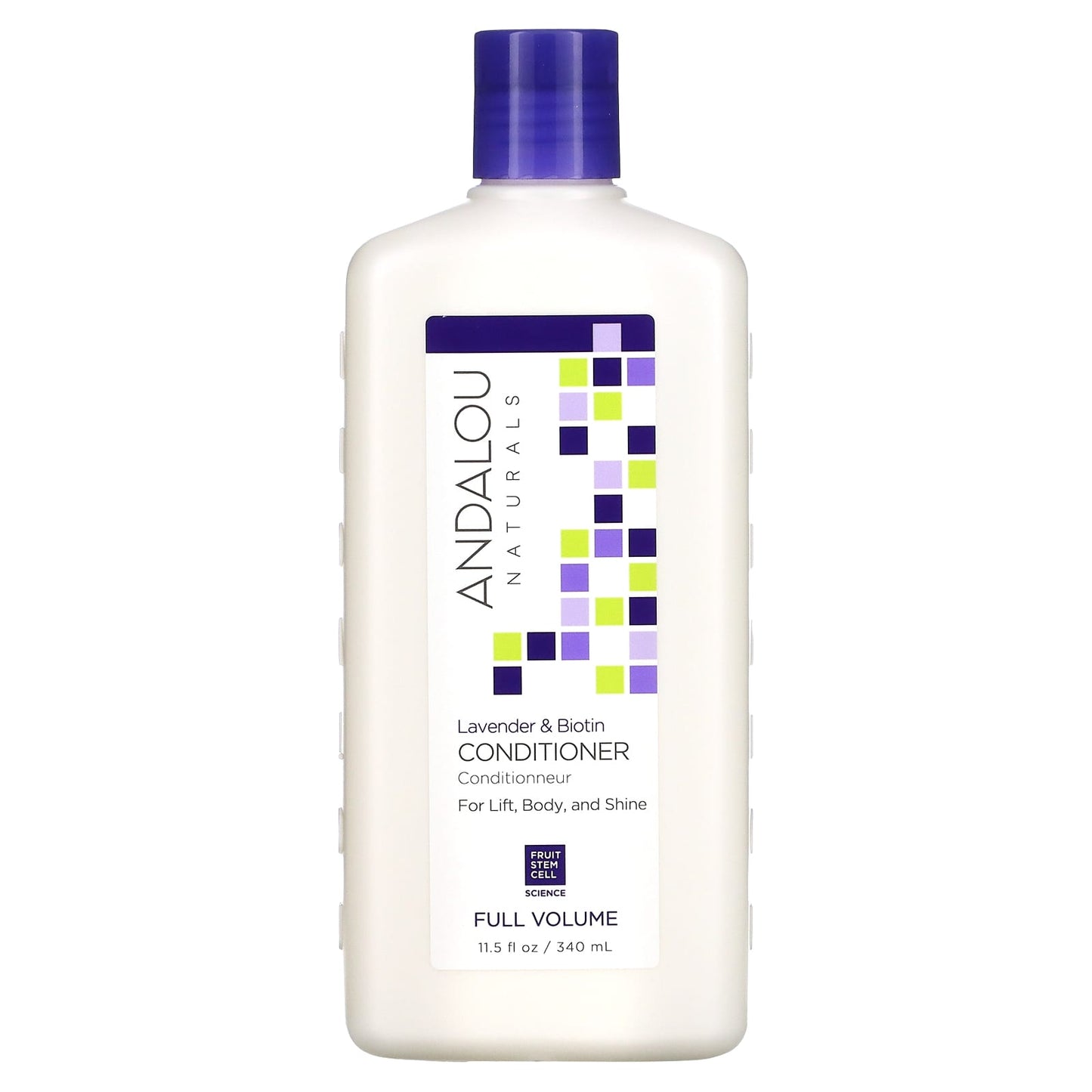 Andalou Naturals-Conditioner-Full Volume-For Lift-Body-and Shine-Lavender & Biotin-11.5 fl oz (340 ml)