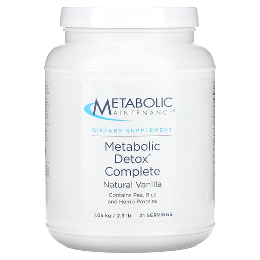 Metabolic Maintenance-Metabolic Detox Complete-Natural Vanilla-2.3 lb (1.05 kg)