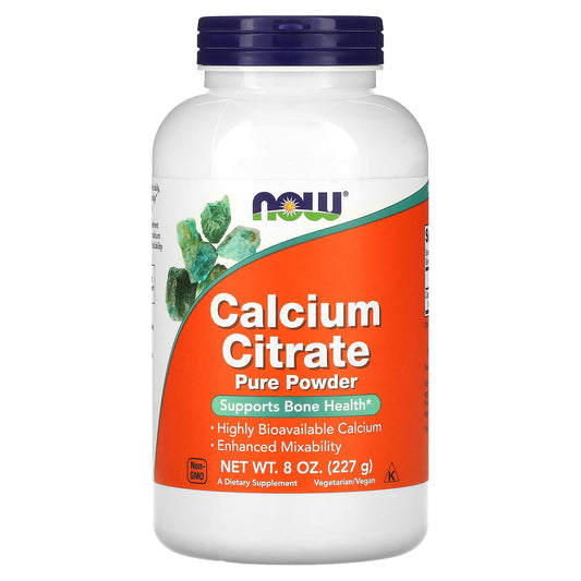 NOW Foods-Calcium Citrate-Pure Powder-8 oz (227 g)