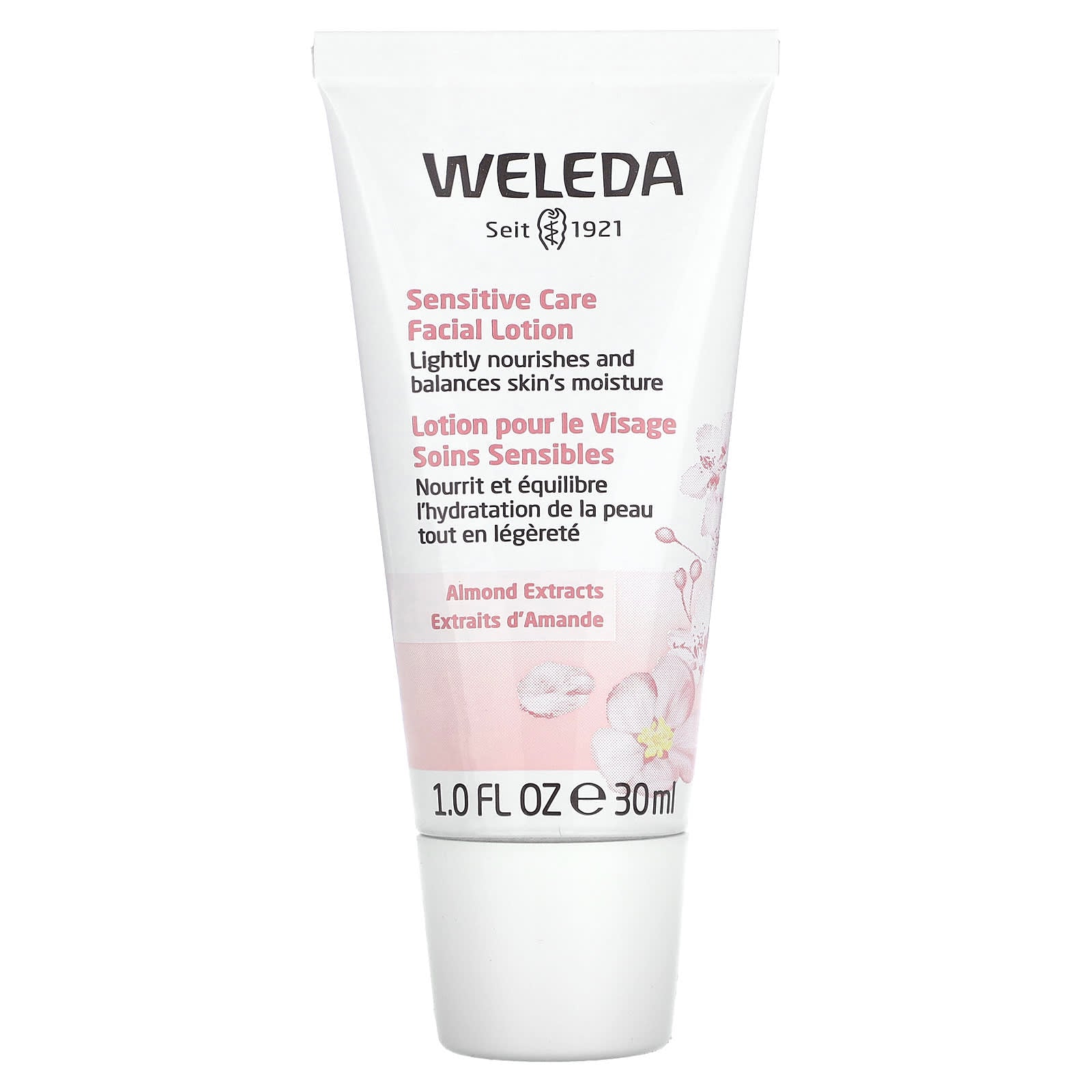 Weleda-Sensitive Care Facial Lotion-Almond Extracts-1.0 fl oz (30 ml)