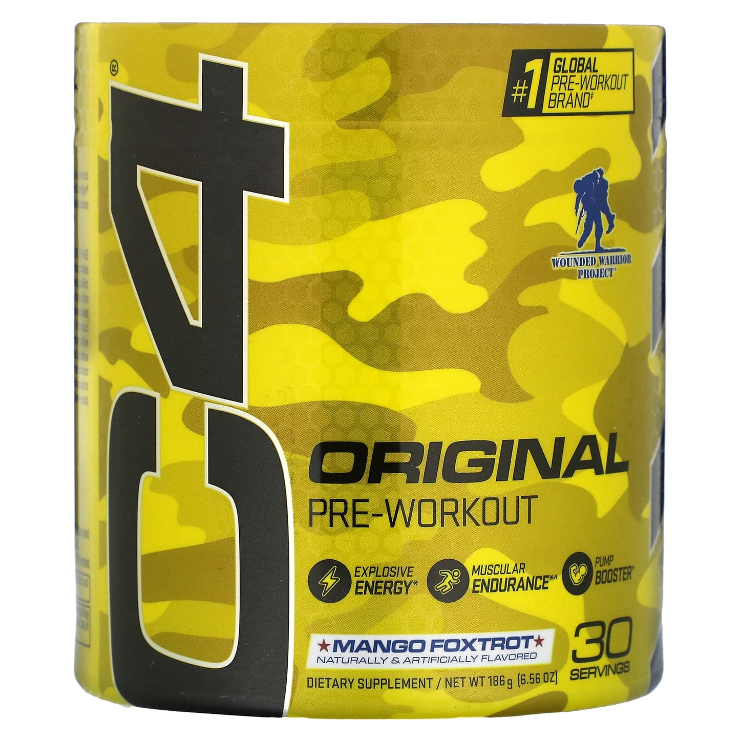 Cellucor-C4 Original-Pre-Workout-Mango Foxtrot-6.56 oz (186 g)