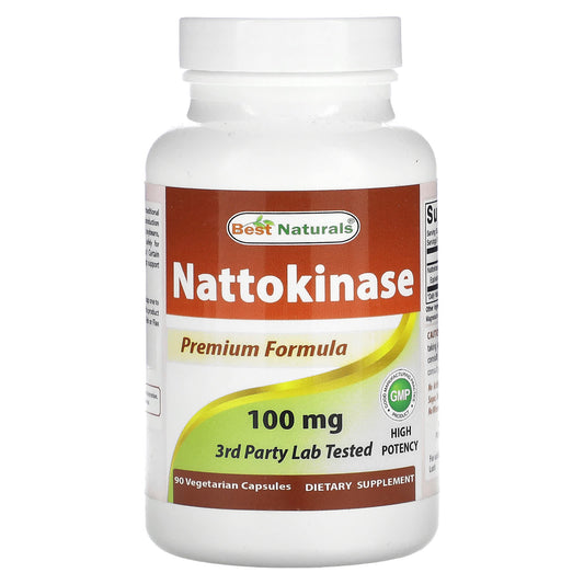 Best Naturals-Nattokinase-100 mg-90 Vegetarian Capsules