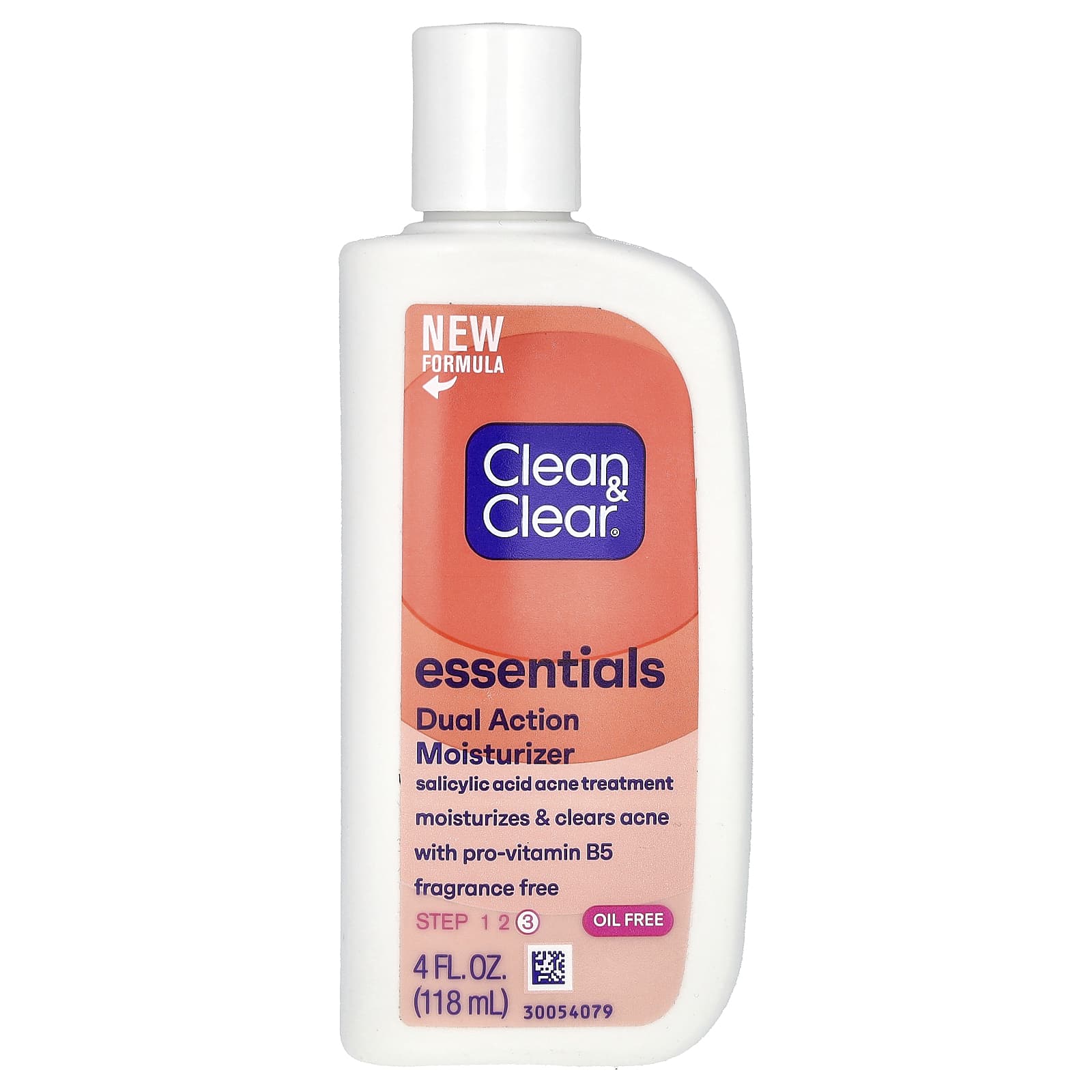 Clean & Clear-Essentials-Dual Action Moisturizer-Fragrance Free-4 fl oz (118 ml)