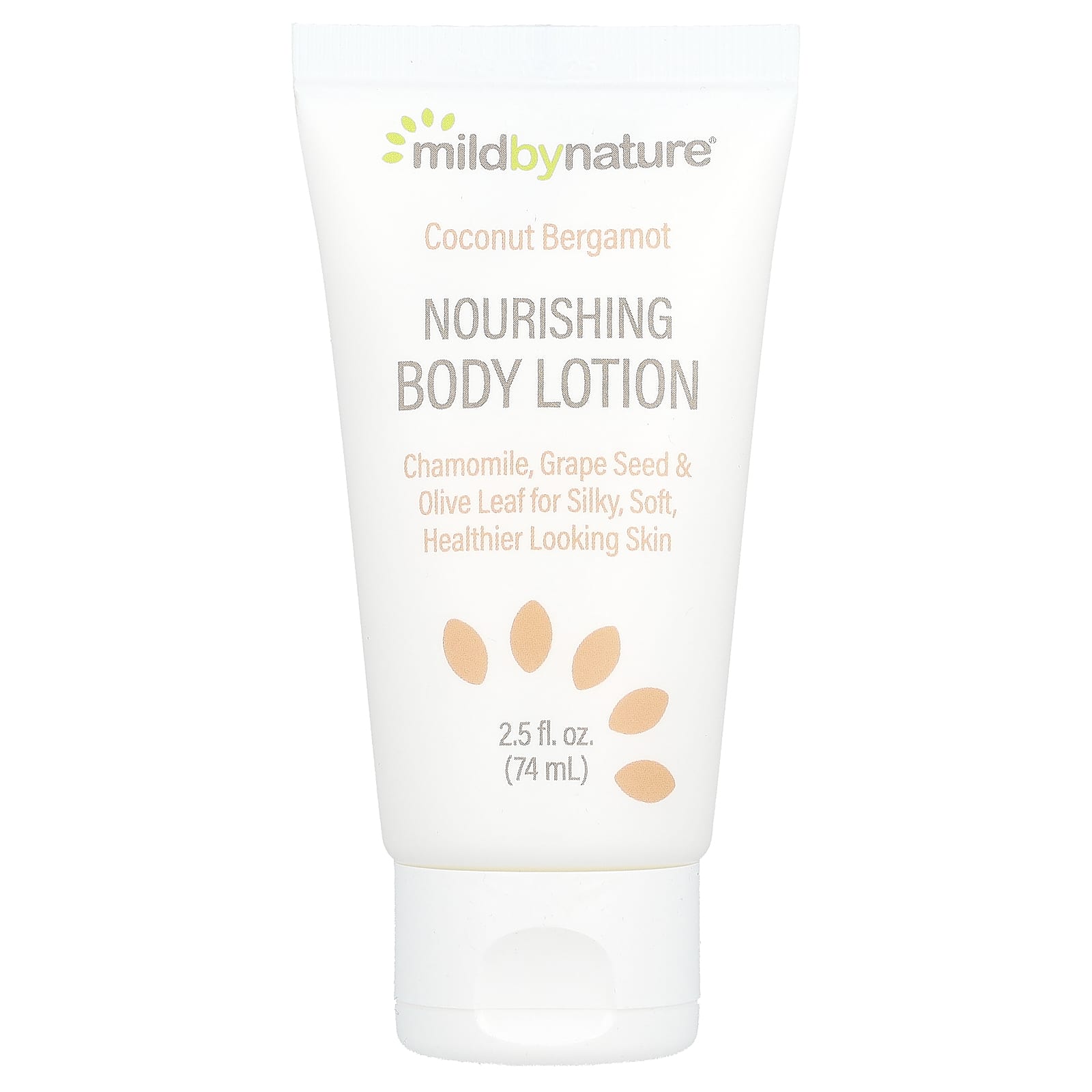 Mild By Nature-Nourishing Body Lotion-Coconut Bergamot-2.5 fl oz (74 ml)