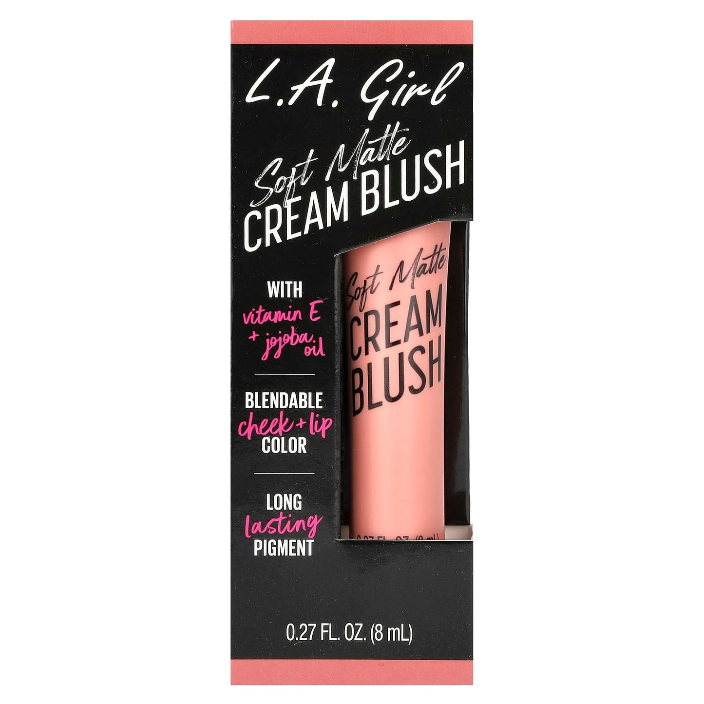 L.A. Girl, Soft Matte Cream Blush, GBL441 Rosebud, 0.27 fl oz (8 ml)