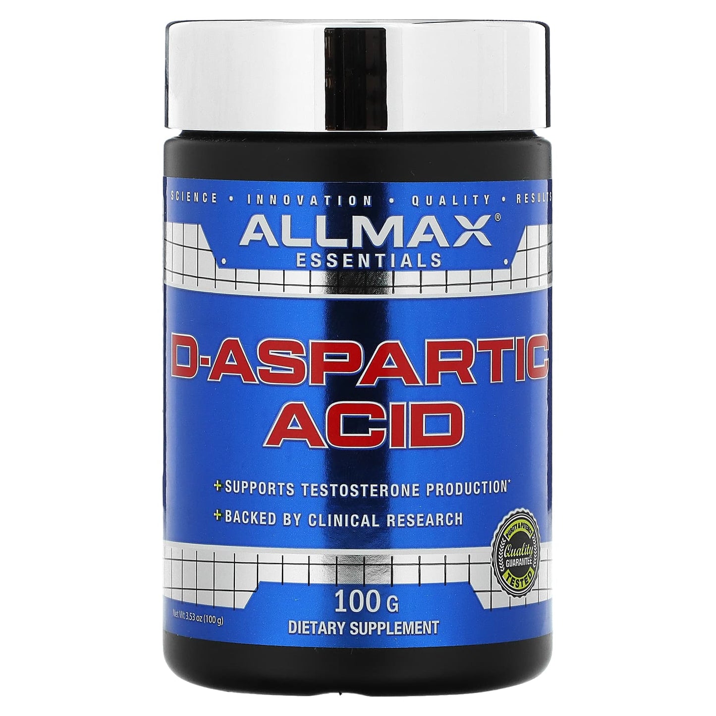 ALLMAX-D-Aspartic Acid-3.53 oz (100 g)