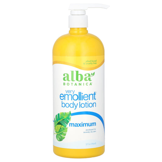 Alba Botanica-Very Emollient Body Lotion-Maximum-32 fl oz (946 ml)