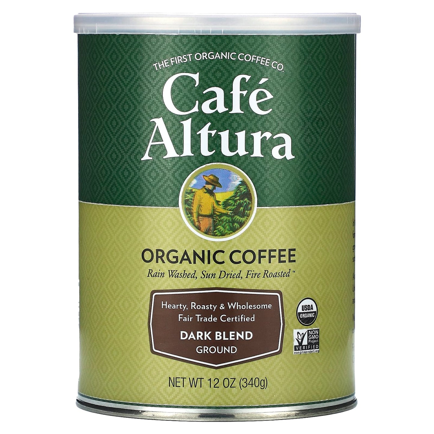 Cafe Altura-Organic Coffee-Ground-Dark Blend-12 oz (340 g)