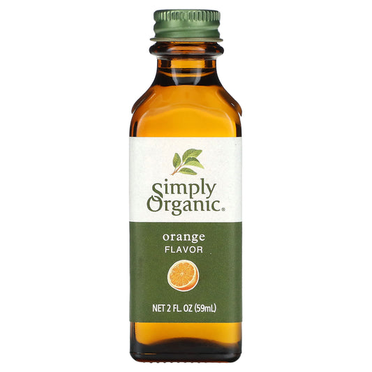 Simply Organic-Orange Flavor-2 fl oz (59 ml)