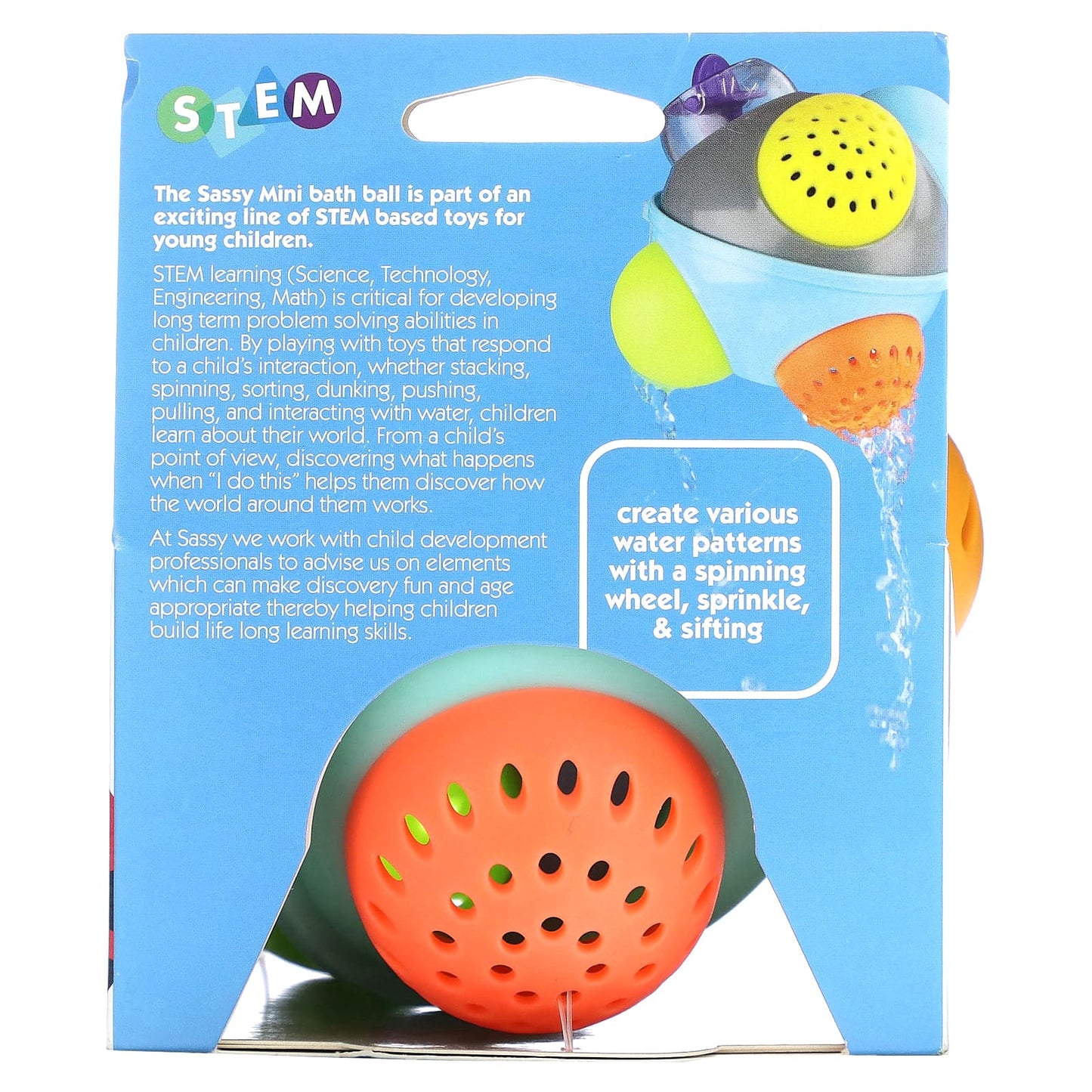 Sassy, Discovery Bath Ball, 6+ Months, 1 Count