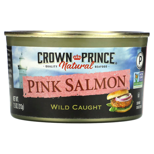 Crown Prince Natural-Wild Caught-Pink Salmon-7.5 oz (213 g)