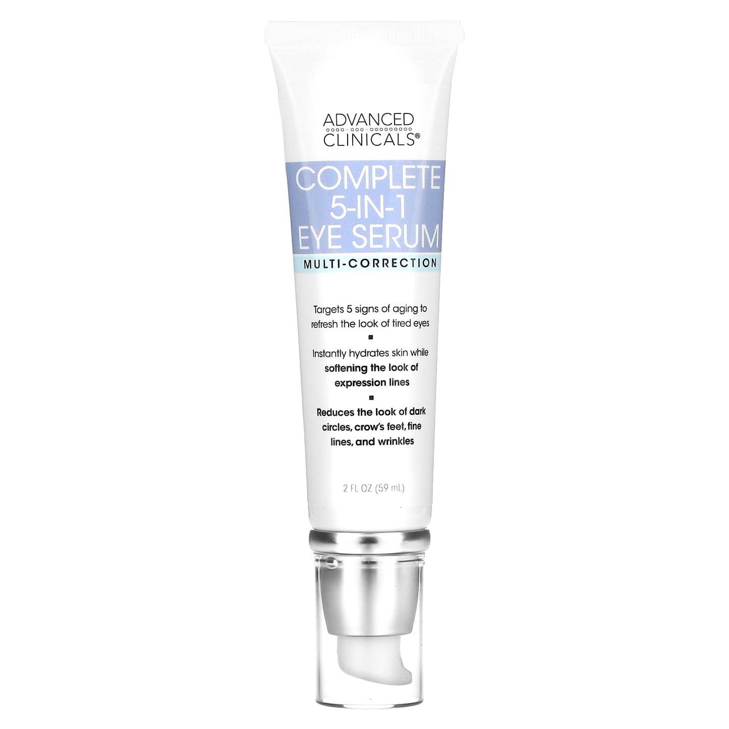 Advanced Clinicals-Complete 5-in-1 Eye Serum-Multi-Correction-2 fl oz (59 ml)