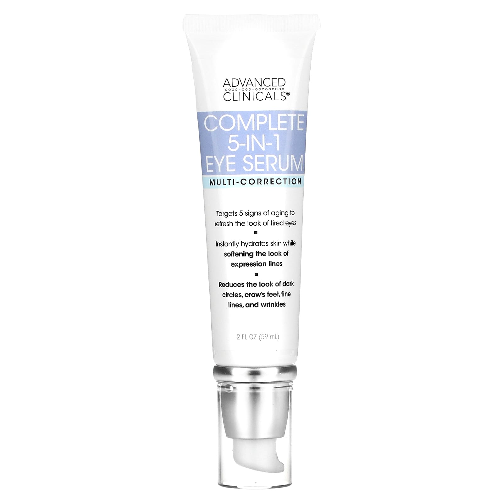 Advanced Clinicals-Complete 5-in-1 Eye Serum-Multi-Correction-2 fl oz (59 ml)