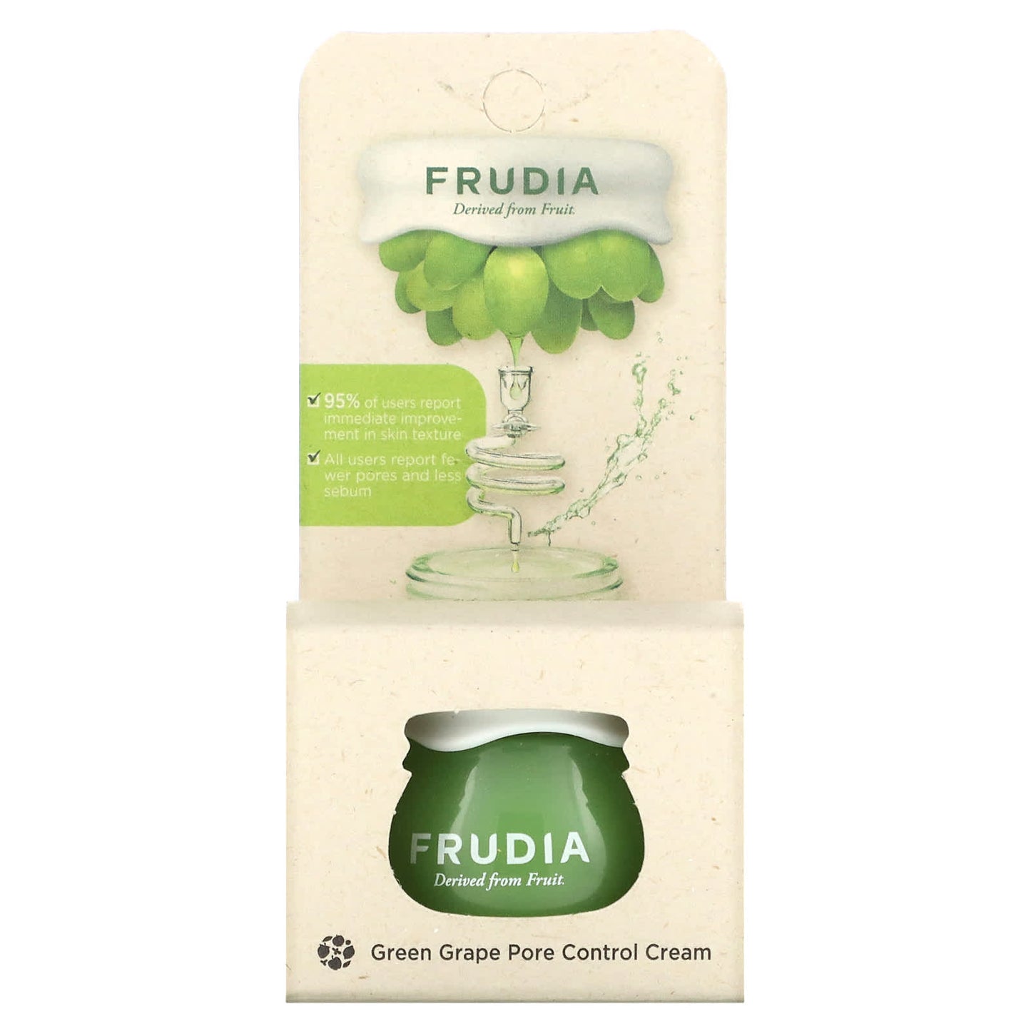 Frudia, Green Grape Pore Control Cream, 0.35 oz (10 g)