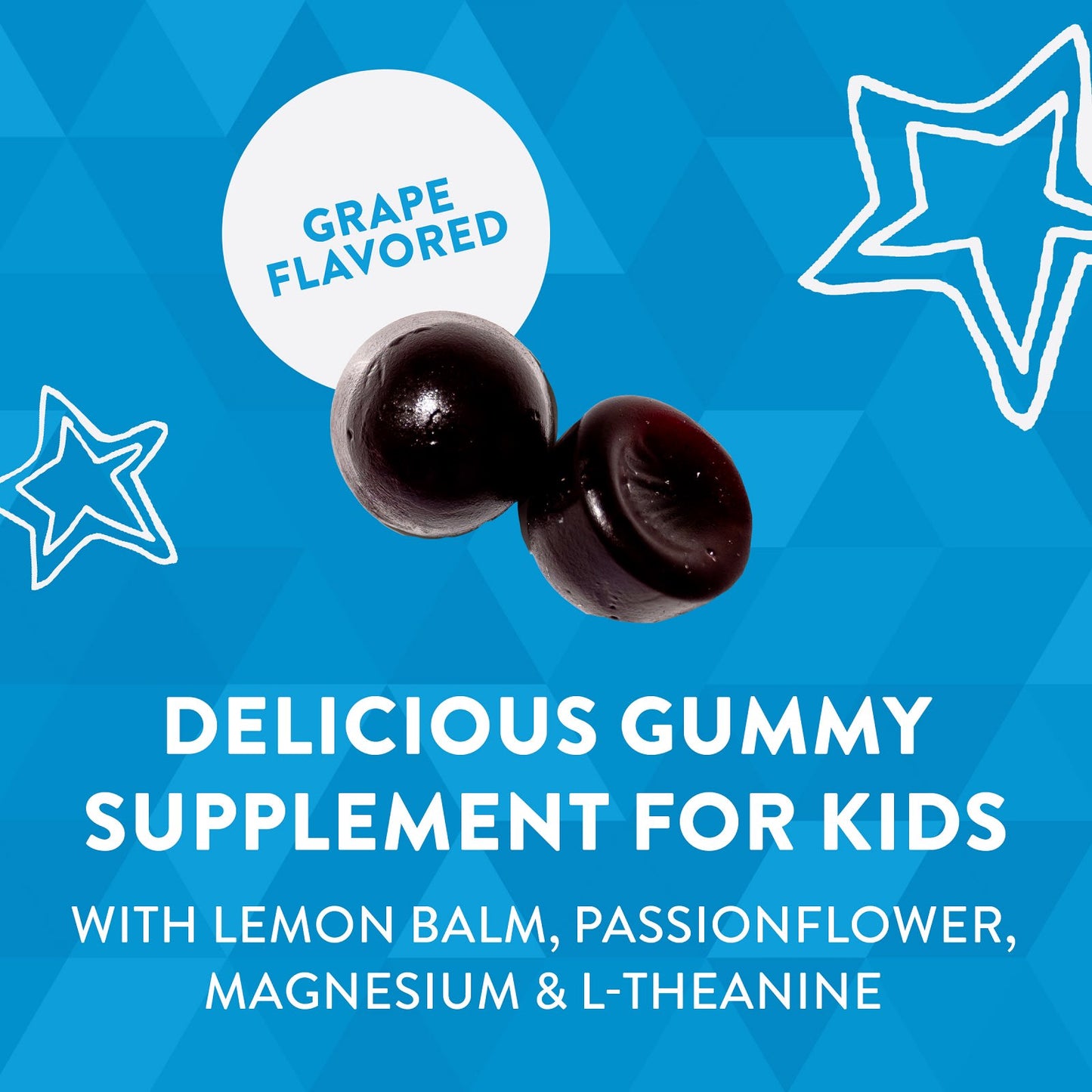 Nature's Way, Kids, Cool, Calm & Collected, Ages 8 +, Grape , 40 Gummies