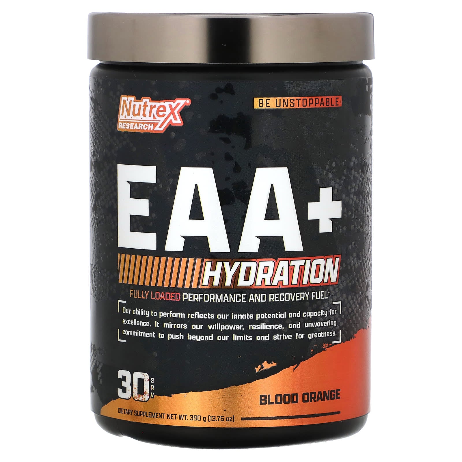 Nutrex Research-EAA+ Hydration-Blood Orange-13.76 oz (390 g)