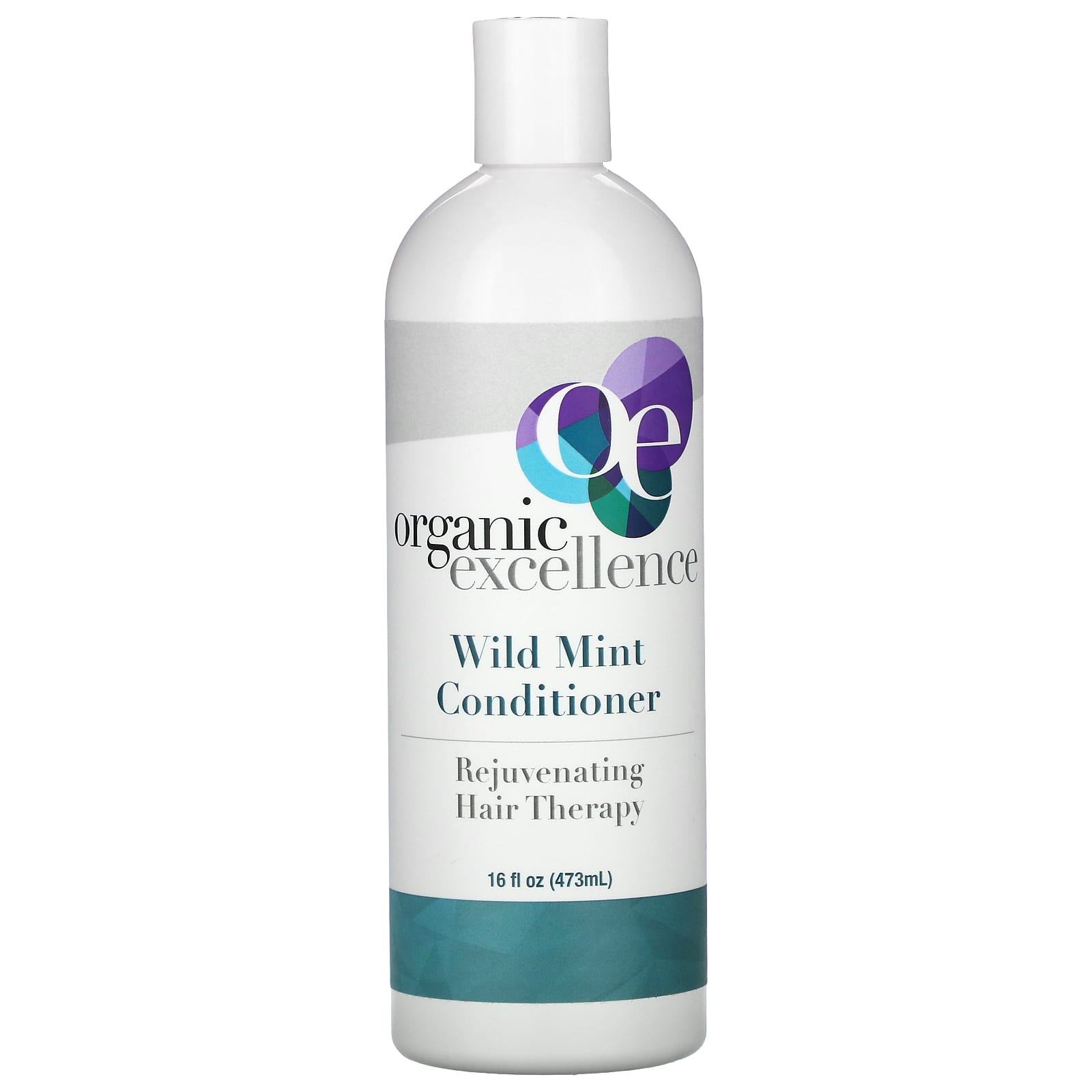 Organic Excellence-Conditioner-Rejuvenating Hair Therapy-Wild Mint-16 fl oz (473 ml)