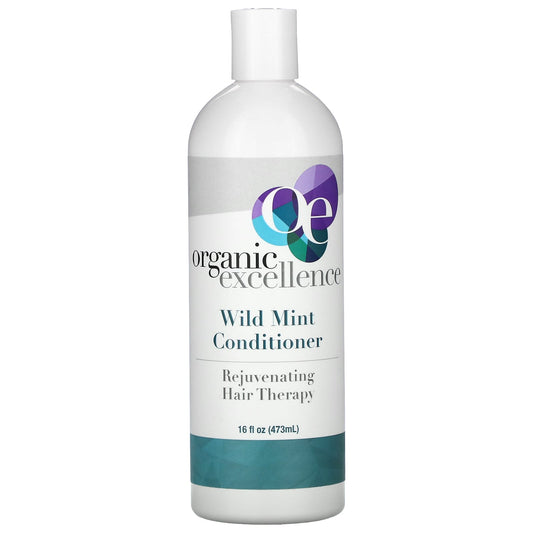 Organic Excellence-Conditioner-Rejuvenating Hair Therapy-Wild Mint-16 fl oz (473 ml)