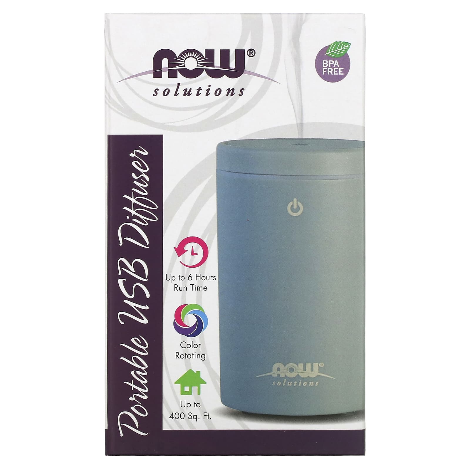 NOW Foods-Solutions-Portable USB Oil Diffuser-1 Diffuser