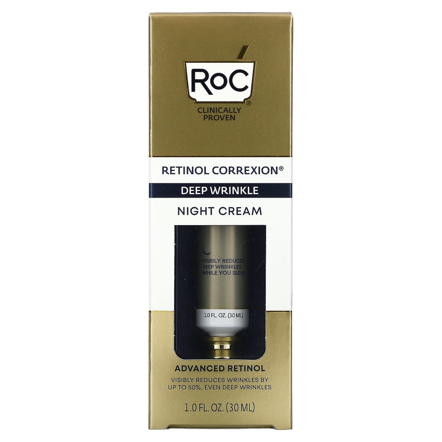 RoC, Retinol Correxion, Deep Wrinkle Night Cream, 1 fl oz (30 ml)