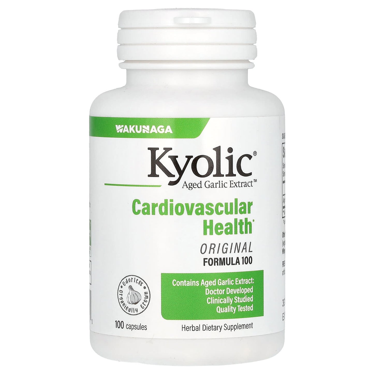 Kyolic-Aged Garlic Extract-Cardiovascular-Original Formula 100-100 Capsules