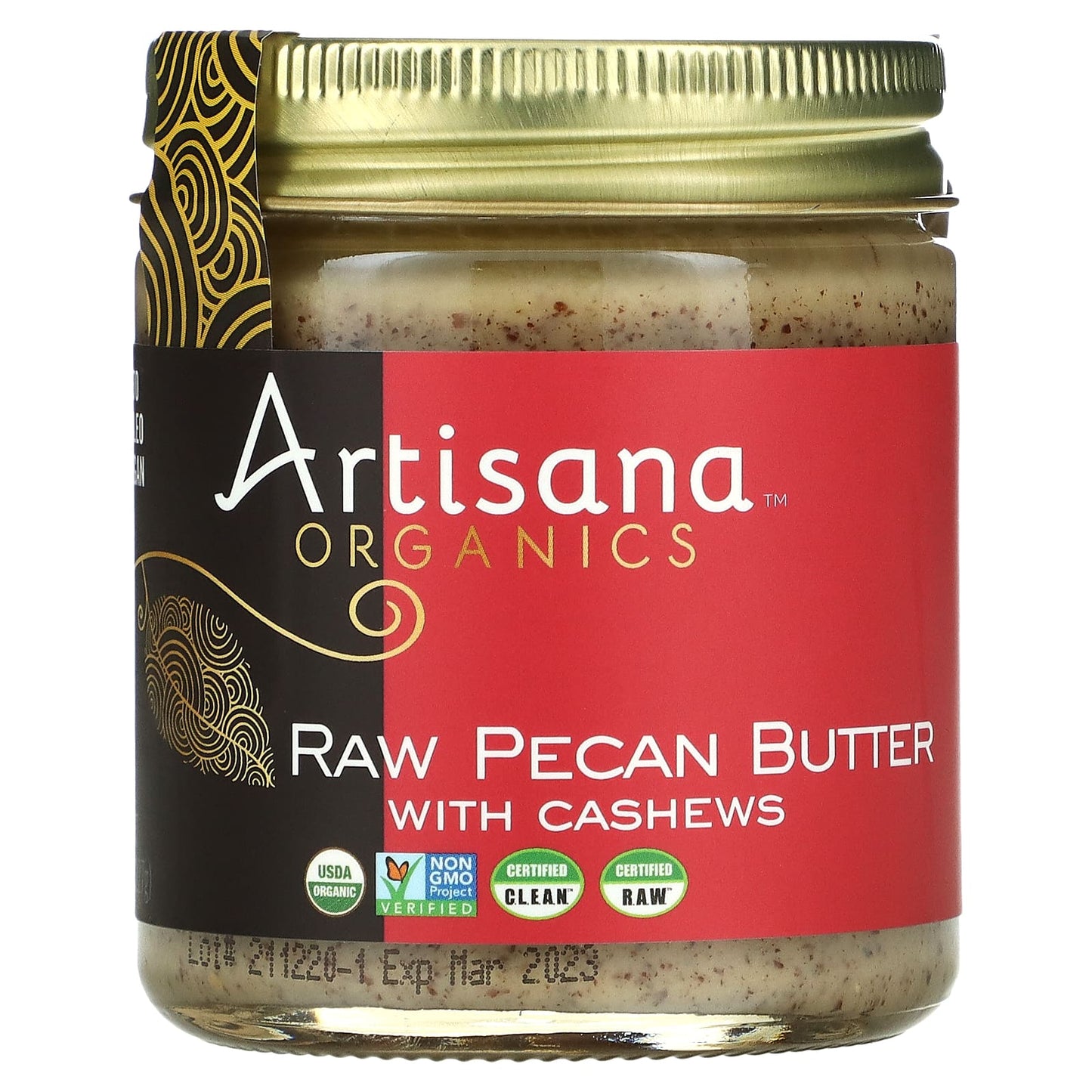 Artisana-Organics-Raw Pecan Butter with Cashews-8 oz (227 g)