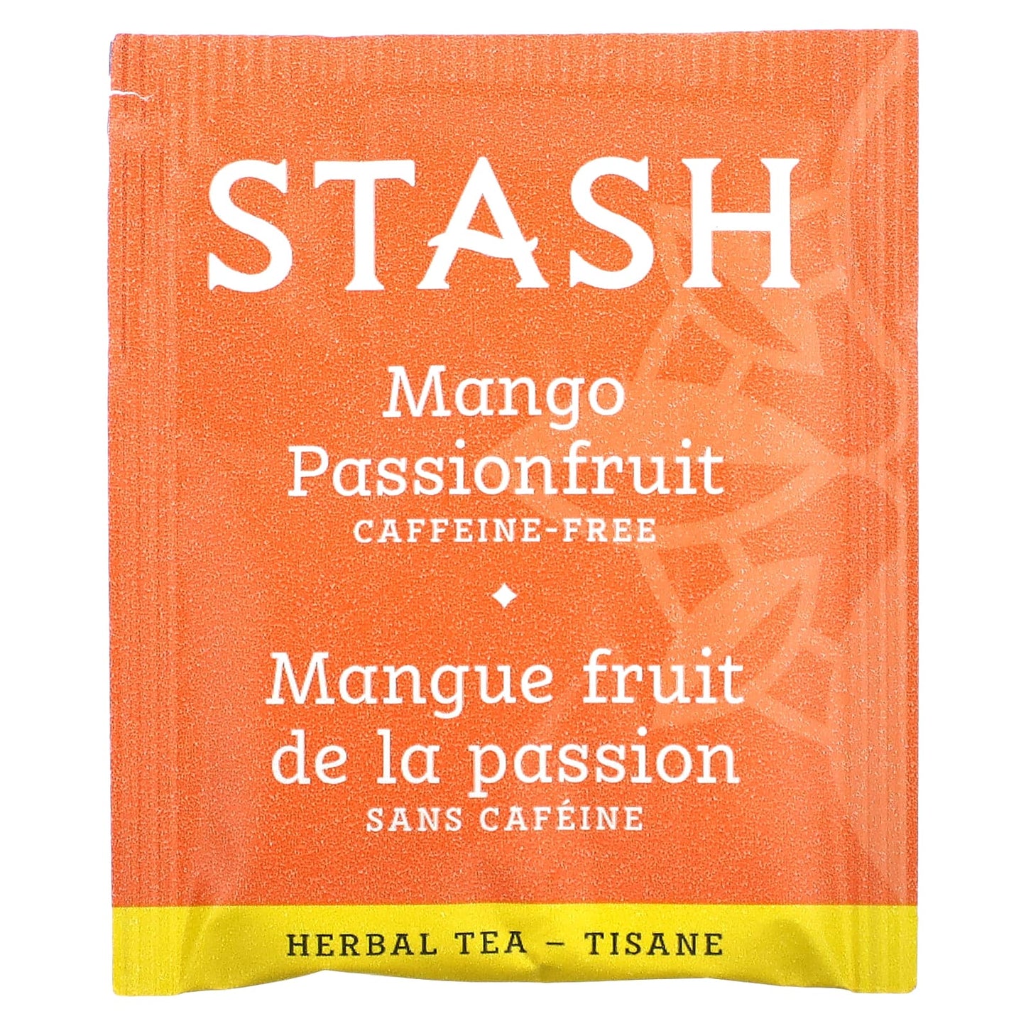 Stash Tea, Herbal Tea, Mango Passionfruit, Caffeine Free, 20 Tea Bags, 1.3 oz (38 g)