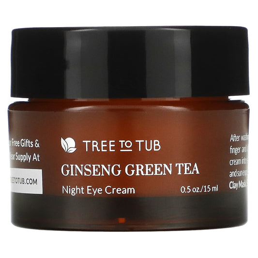 Tree To Tub-Retinol Anti Aging & Wrinkle Night Eye Cream for Puffy Eye Bags-Dark Circles-Under Eye Sensitive Skin-0.5 fl oz (15 ml)